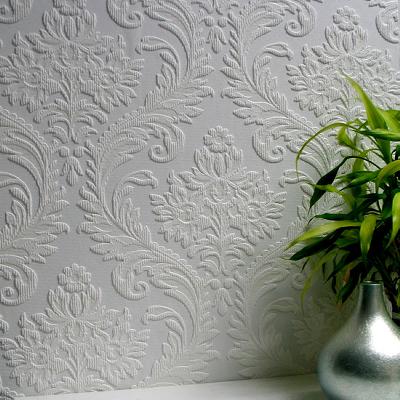 Brewster Wallcovering 437-RD80027 High Trad Paintable Textured Vinyl 