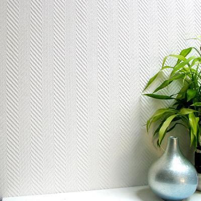 Brewster Wallcovering 437-RD80103 Herringbone Paintable Anaglypta Pro 