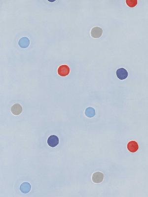 Brewster Wallcovering Sprinkles Light Blue Polka Dots Light Blue
