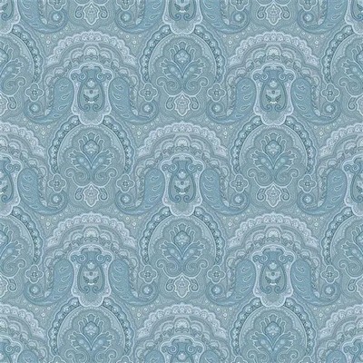 Ralph Lauren Wallpaper Crayford Paisley Light Blue