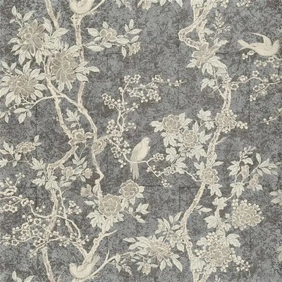 Ralph Lauren Wallpaper Marlowe Floral Gunmetal