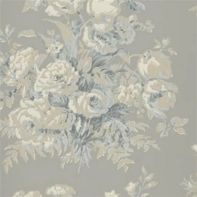 Ralph Lauren Wallpaper Francoise Bouquet Slate