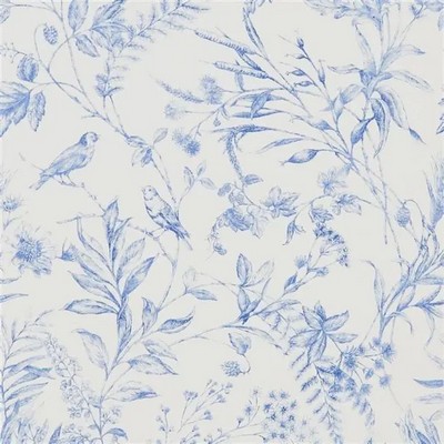 Ralph Lauren Wallpaper Fern Toile Bluebell