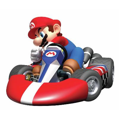 York Wallcovering Nintendo - Mario Kart Peel & Stick Giant Wall Decal Multi