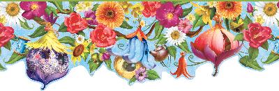 Disney Fairies - Fairy House Wall Border  York Wallcovering Disney Fairies - Fairy House Wall Border