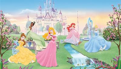 Roommates Disney Dancing Princess Wall Mural 