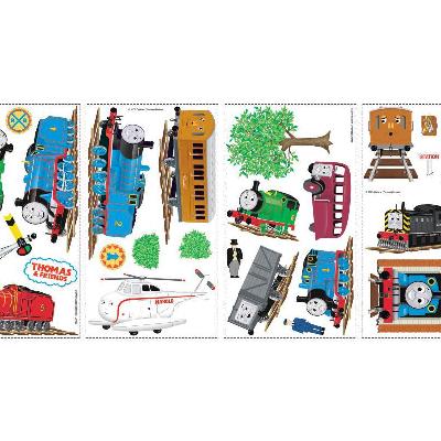 York Wallcovering Thomas & Friends Peel & Stick Wall Decals Multi