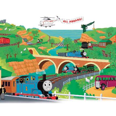 York Wallcovering Thomas & Friends Peel & Stick Giant Wall Decal Multi