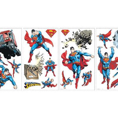 York Wallcovering Superman Day of Doom Wall Stickers 