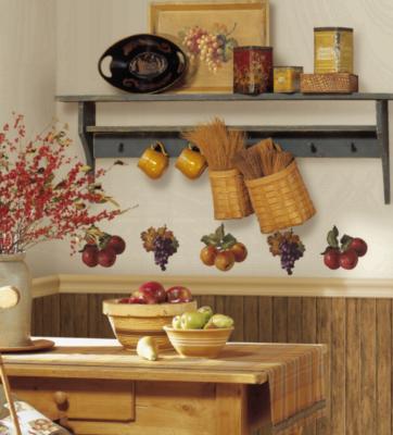 Roommates Fruit Harvest Peel & Stick Wall Decals Multi