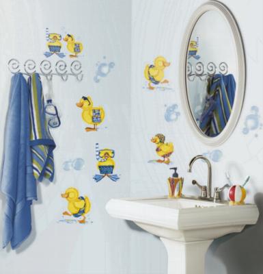 York Wallcovering Bubble Bath Peel & Stick Wall Decals yellow