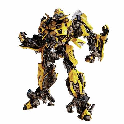 York Wallcovering Transformers Bumblebee Peel & Stick Giant Wall Decal  Yellow