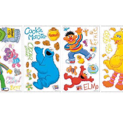 Roommates Sesame Street Peel & Stick Wall Decals Multi