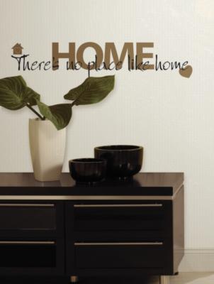 York Wallcovering No Place Like Home Peel & Stick Wall Decals Black