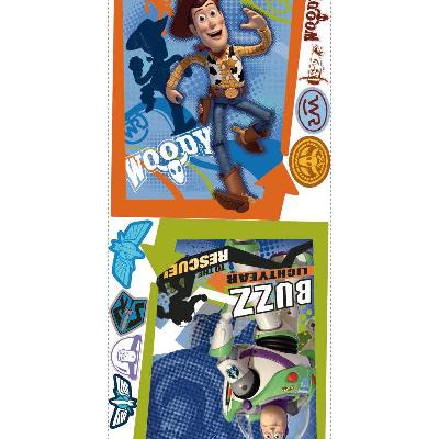 York Wallcovering Toy Story Woody & Buzz Lightyear Wall Decal Posters 