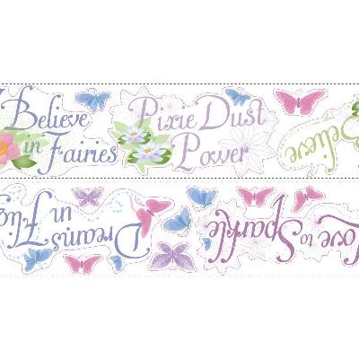 York Wallcovering Tinkerbell & Fairies Phrases Wall Decals 