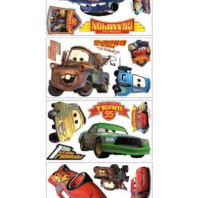 Roommates Cars Piston Cup Champ Wall Stickers 