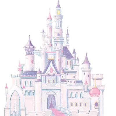 Roommates Disney Princess Castle Giant Wall Decal 
