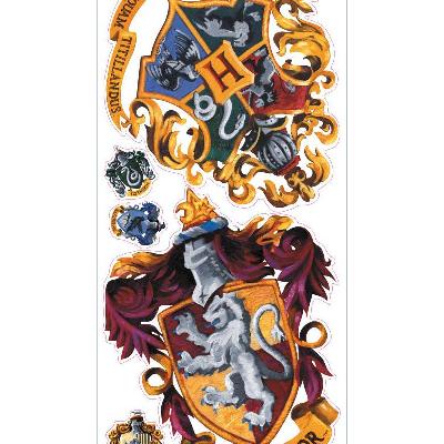 Roommates Harry Potter - Crest Peel & Stick Giant Wall Decal Multi