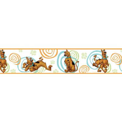 York Wallcovering Scooby Doo Peel & Stick Border Multi