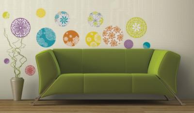 York Wallcovering Patterned Dots Peel & Stick Wall Decals Multi