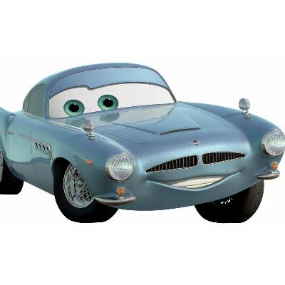 York Wallcovering Cars 2 Finn McMissle Peel & Stick Giant Wall Decal Blue