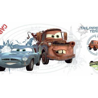 York Wallcovering Cars - Mater Collage Peel & Stick Flat Pack w/Augmented Reality Multi