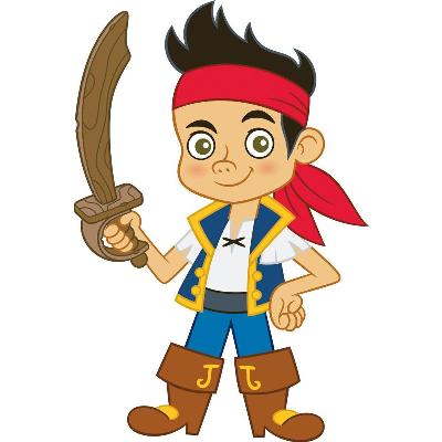 York Wallcovering Jake & the Neverland Pirates Peel & Stick Giant Wall Decal Multi