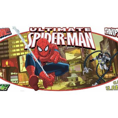 York Wallcovering Spiderman - Ultimate Spiderman Headboard Peel & Stick Giant Wall Decal Multi