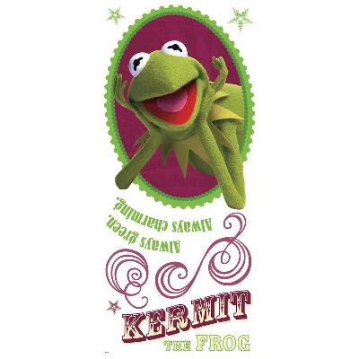 York Wallcovering Muppets - Kermit Peel & Stick Giant Wall Decal Green