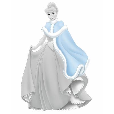 York Wallcovering Disney Princess - Cinderella Holiday Add On Blue