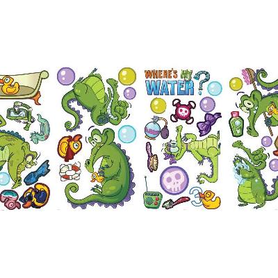 York Wallcovering Wheres My Water Peel & Stick Wall Decals Multi