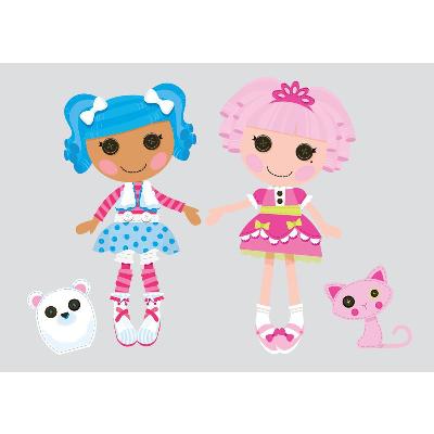 York Wallcovering Lalaloopsy Peel & Stick Giant Wall Decals Multi