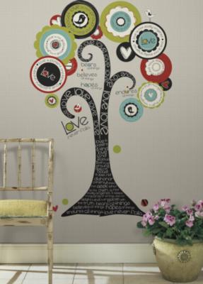 York Wallcovering Tree of Hope Peel & Stick Giant Wall Decal Multi