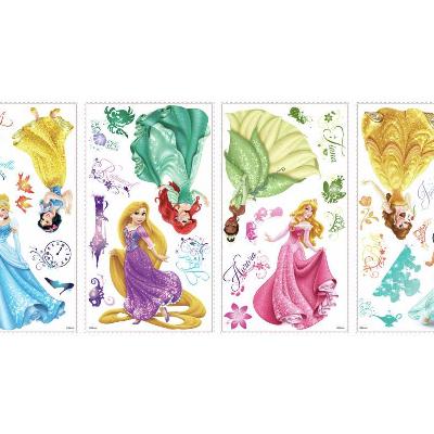 Roommates Disney Princess - Royal Debut Peel and Stick Wall Decals Multi
