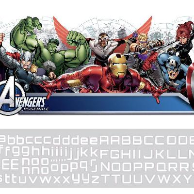 Roommates Avengers Assemble Personalization Headboard Peel and Stick Wall Decals Multi