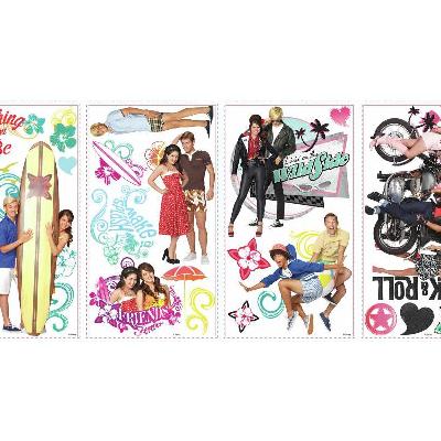 York Wallcovering Teen Beach Movie Peel and Stick Wall Decals Multi