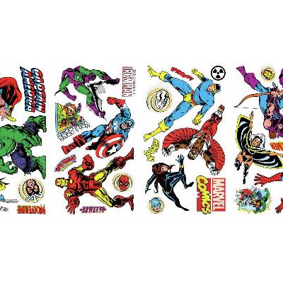 Roommates Marvel Classics Peel and Stick Wall Decals Multi