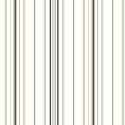 York Wallcovering Wide Pinstripe                                     White/Off Whites    