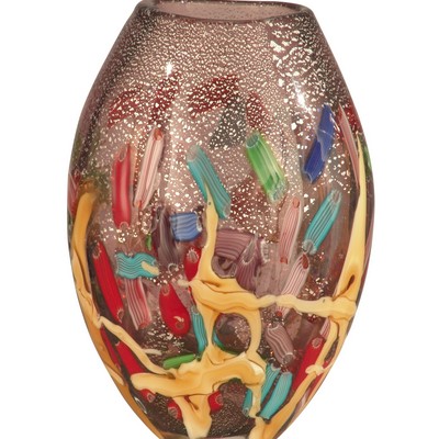 Dale Tiffany Nora Hand Blown Art Glass Vase Not Applicable