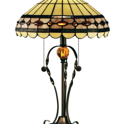 Dale Tiffany Bert Tiffany Table Lamp Tiffany Bronze
