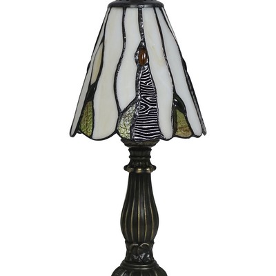Dale Tiffany Pasia Tiffany Accent Lamp Antique Brass