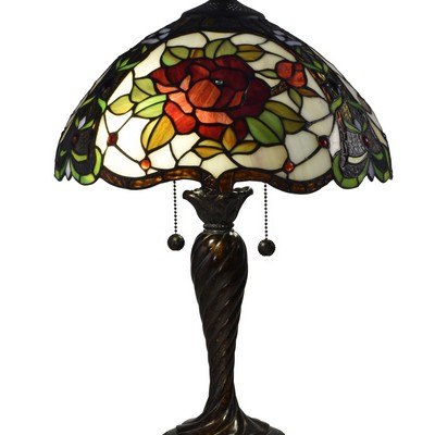 Dale Tiffany Tiffany Rose Tiffany Table Lamp Fieldstone