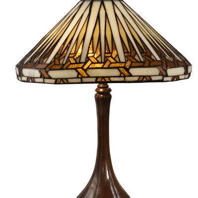 Dale Tiffany Almeda Tiffany Table Lamp Antique Bronze