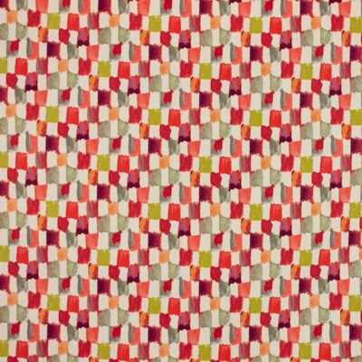 RM Coco Brushstroke Check Poppy