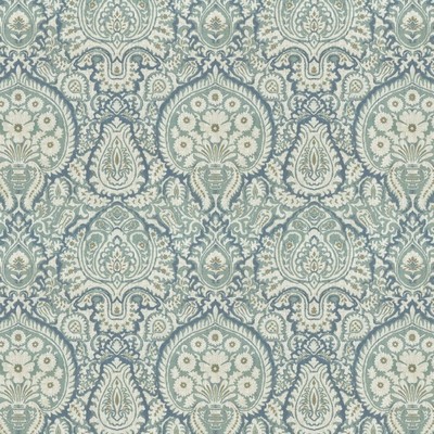 RM Coco Shiraz Damask Aquamarine