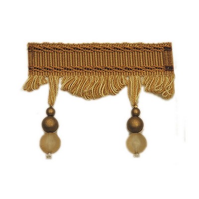 RM Coco Trim 92072 BEADED TASSEL FRINGE CITY GOLD