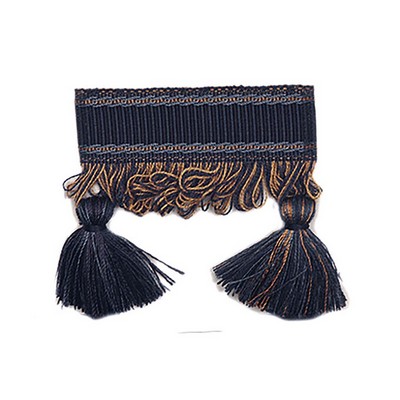 RM Coco Trim 99750 TASSEL FRINGE STORMY OCEAN