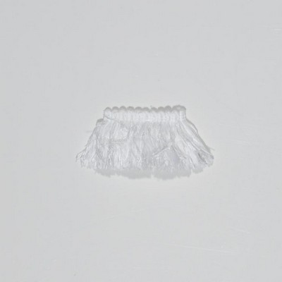 RM Coco Trim BF100 BRUSH FRINGE WHITE