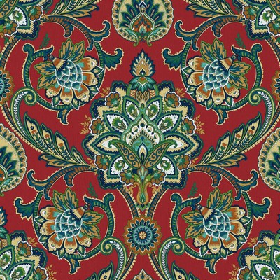 RM Coco Blickling Garden Damask Tuscan Red